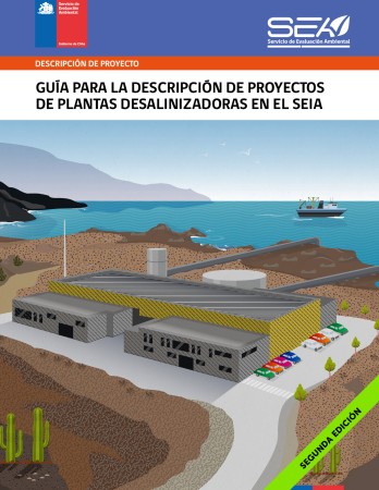 Portada de Guía para la descripción de proyectos de plantas desalinizadoras en el SEIA