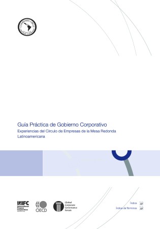 Portada de Guía Práctica de Gobierno Corporativo: Experiencias del Círculo de Empresas de la Mesa Redonda Latinoamericana